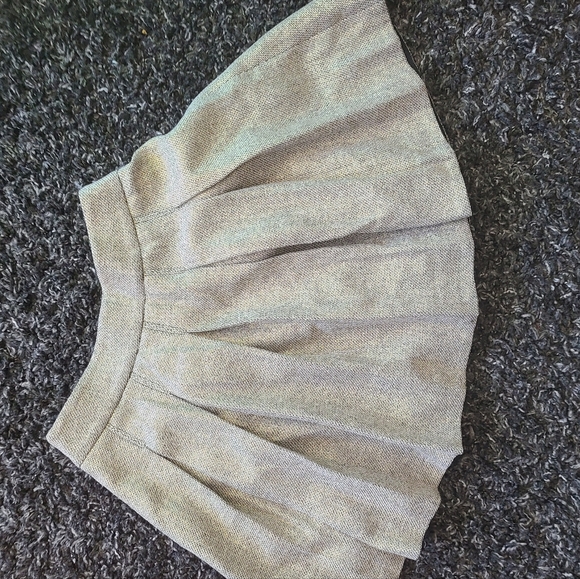 BEBE TWEED GOLD METALLIC SKIRT - Picture 7 of 7